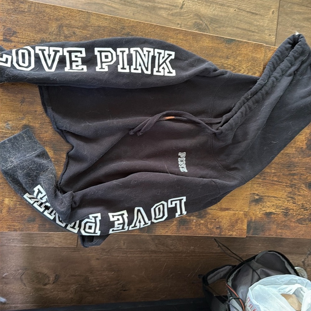 Pink cropped sweatshirt